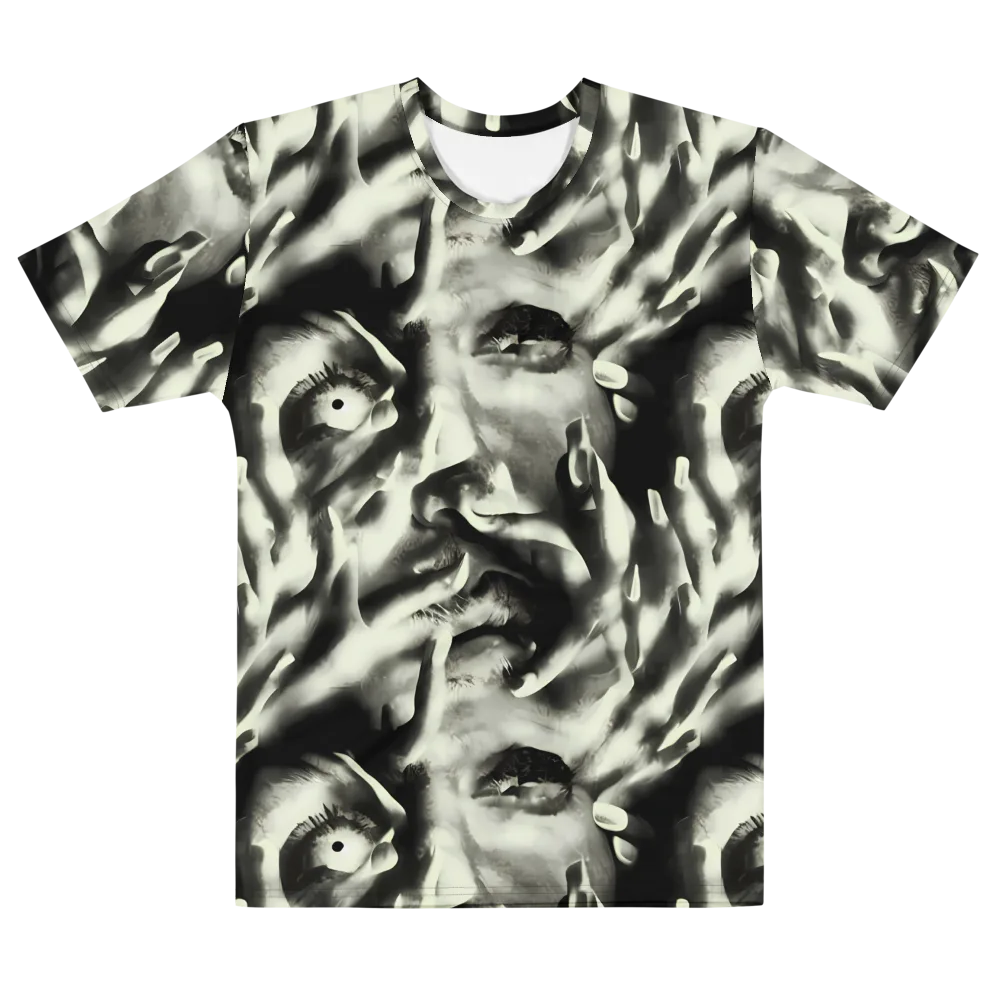 Shadowed Mystique on Men's Cotton Crew Neck T-Shirt — Front