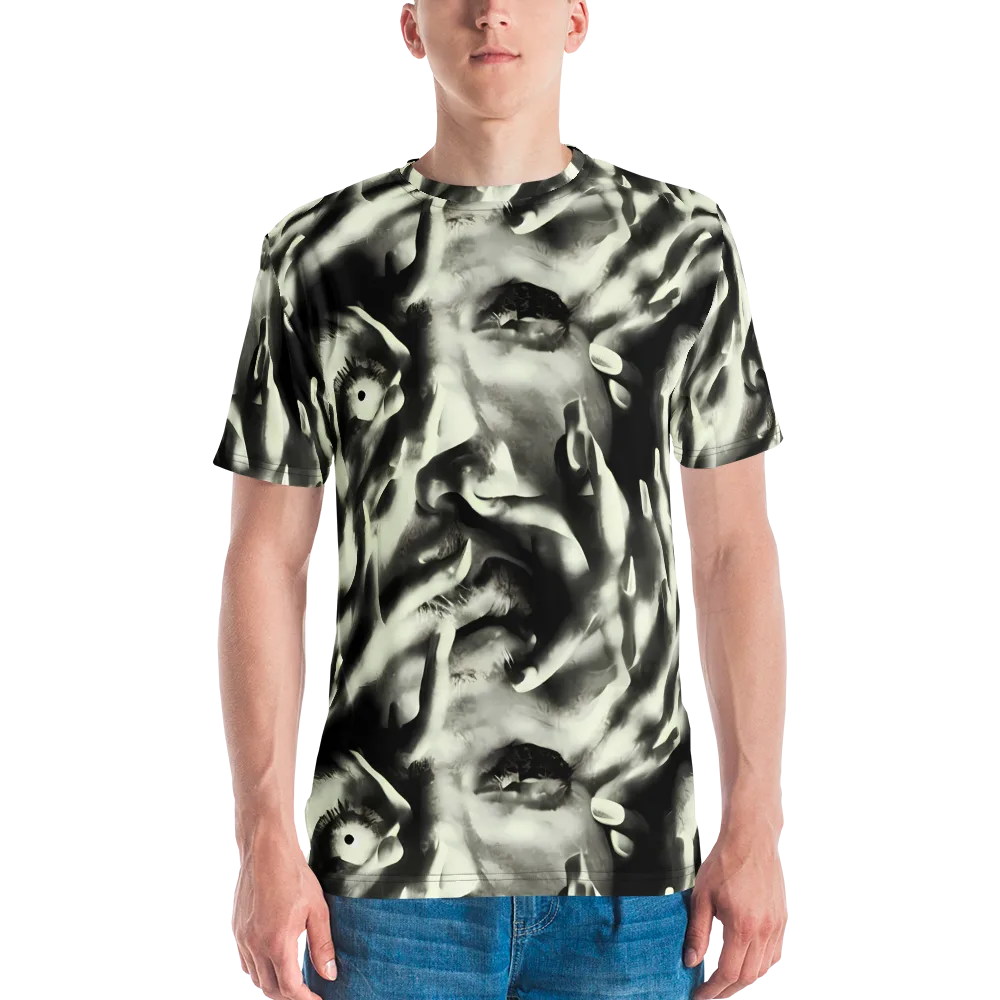Shadowed Mystique on Men's Crew Neck T-Shirt — Front