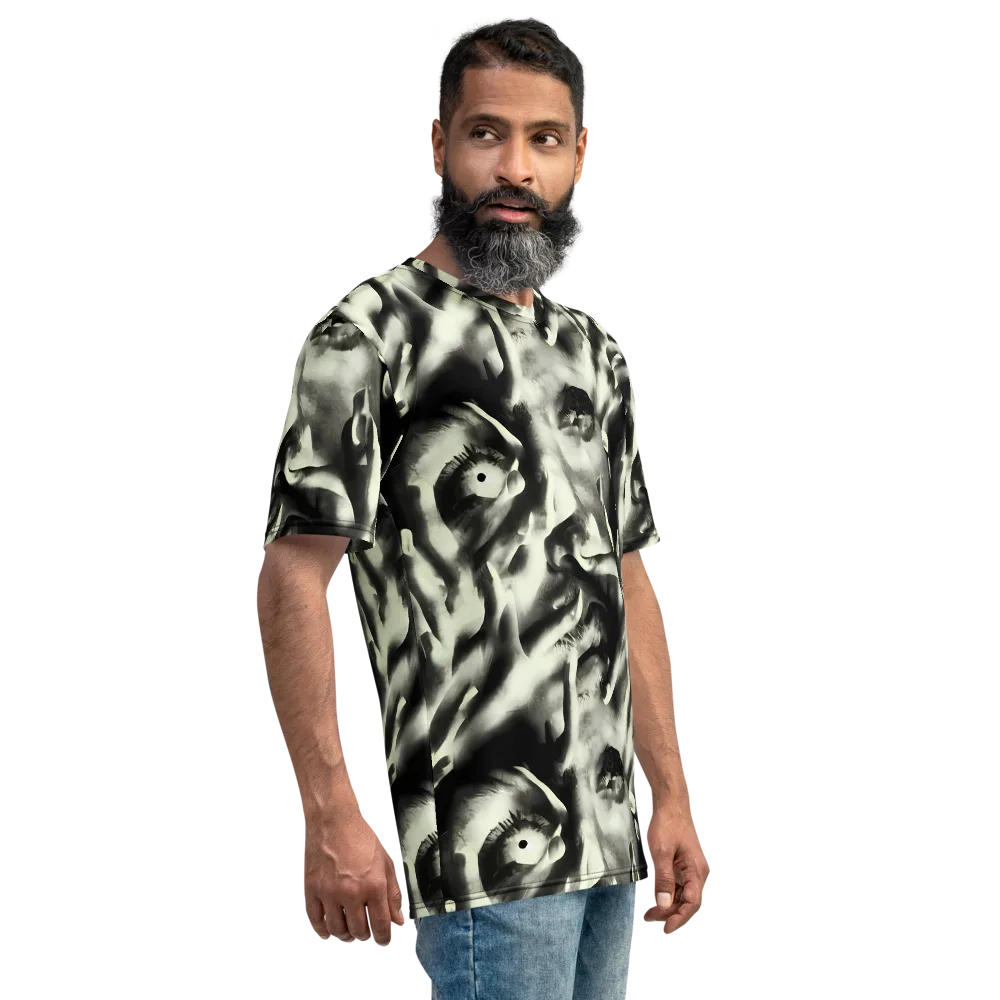 Shadowed Mystique on Men's Crew Neck T-Shirt — Right