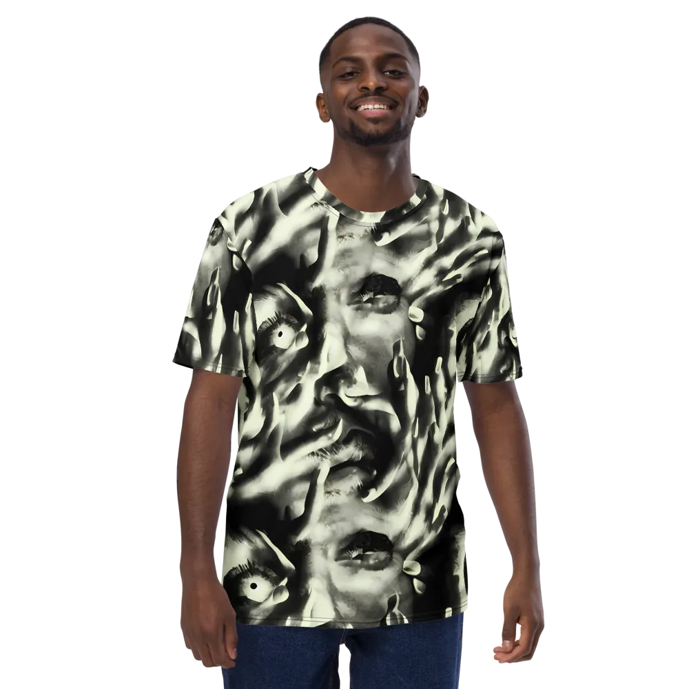 Shadowed Mystique on Men's Crew Neck T-Shirt — Front