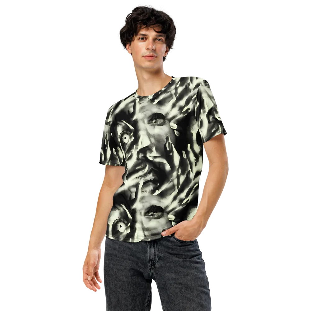 Shadowed Mystique on Men's Crew Neck T-Shirt — Front