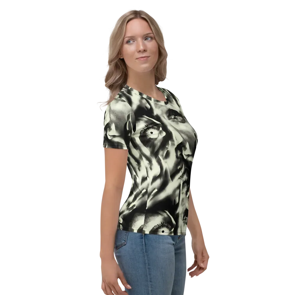 Shadowed Mystique on Women's Crew Neck T-Shirt — Right
