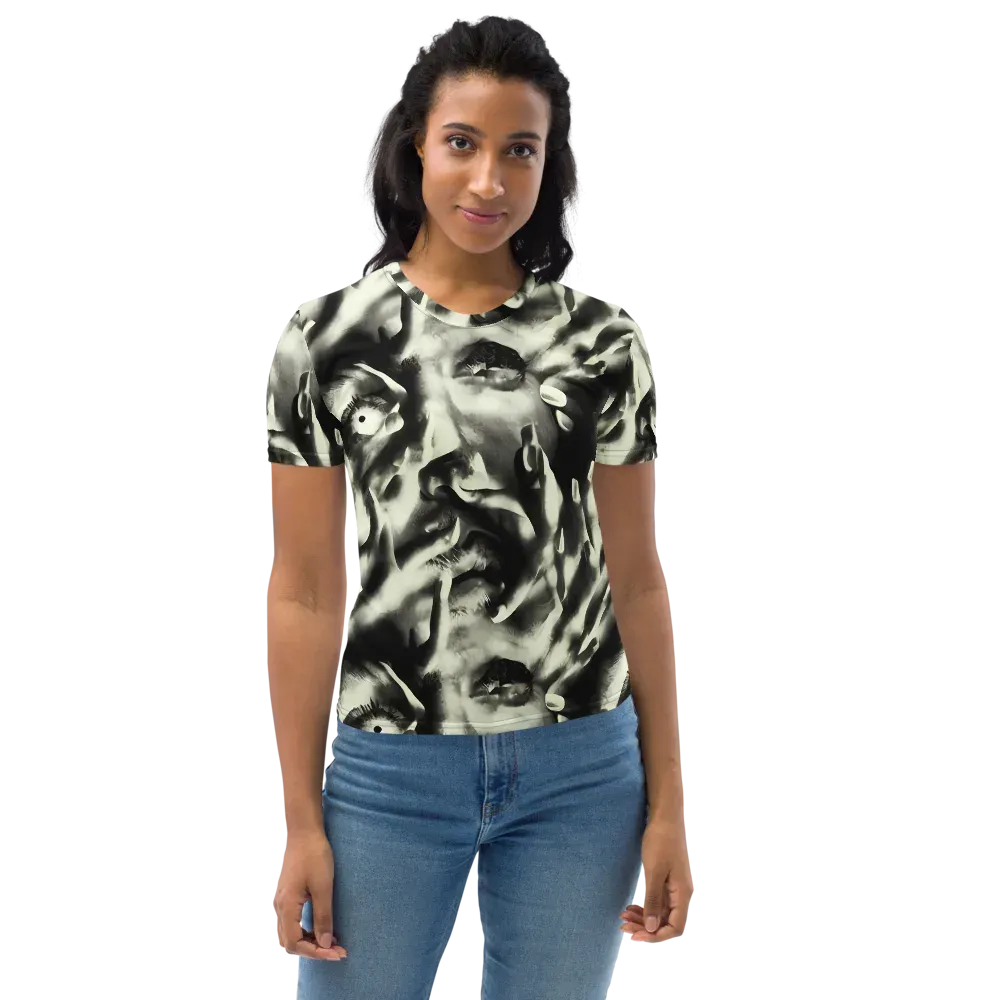 Shadowed Mystique on Women's Crew Neck T-Shirt — Front
