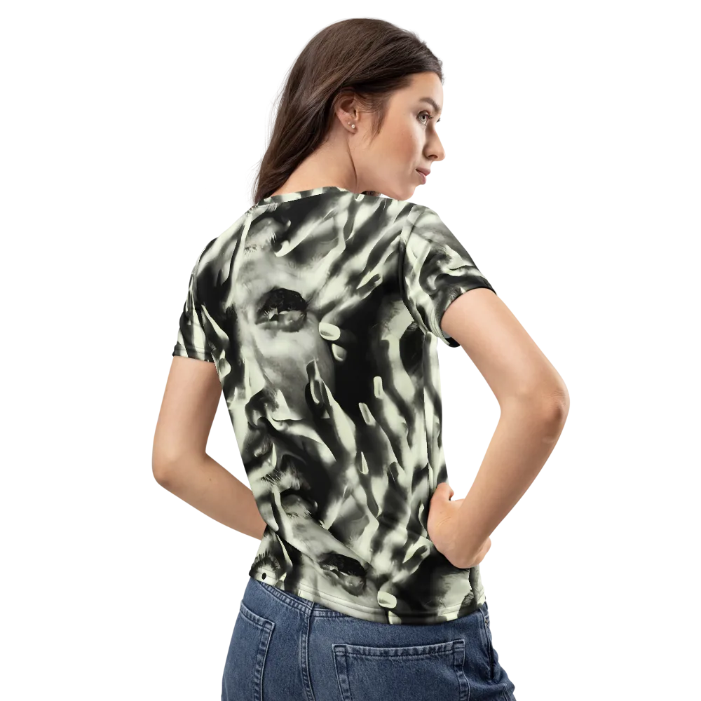 Shadowed Mystique on Women's Crew Neck T-Shirt — Back