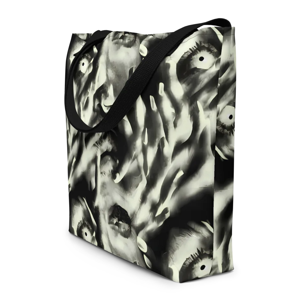 Shadowed Mystique on Large Tote Bag W/ Pocket — Front