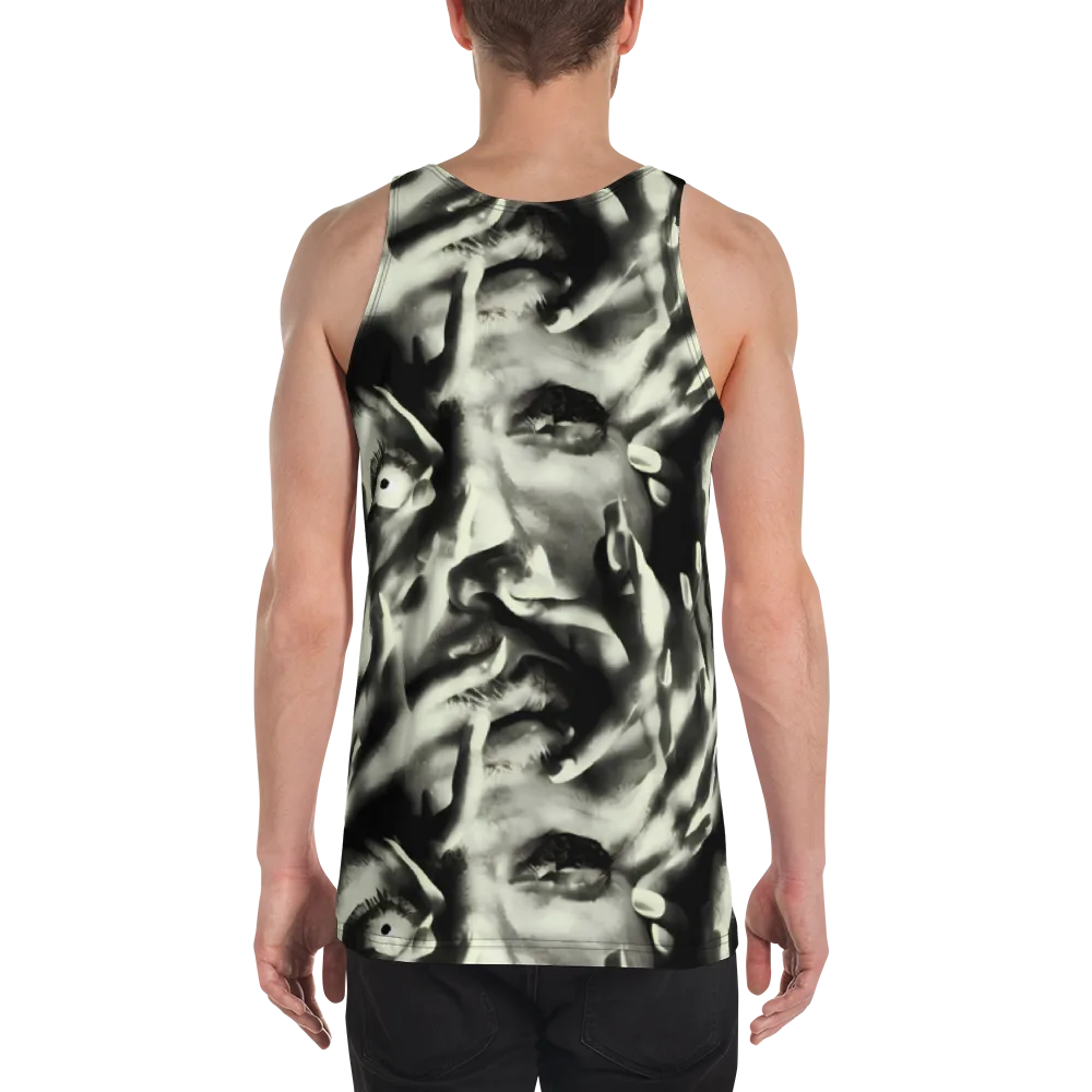Shadowed Mystique on Men's Tank Top — Back