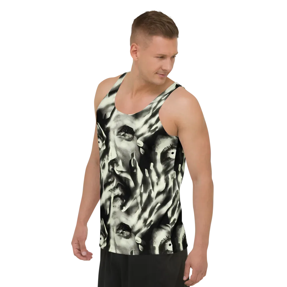 Shadowed Mystique on Men's Tank Top — Left Front