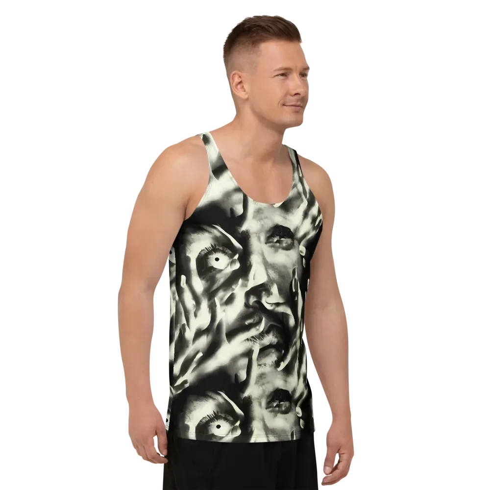 Shadowed Mystique on Men's Tank Top — Right Front