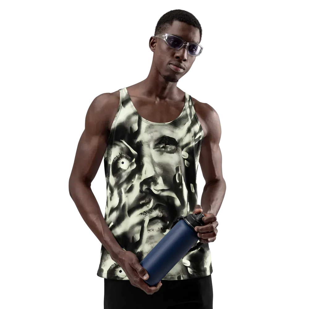 Shadowed Mystique on Men's Tank Top — Front