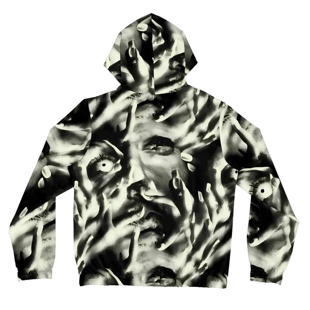 Shadowed Mystique on Women's Full-Zip Hoodie — Back