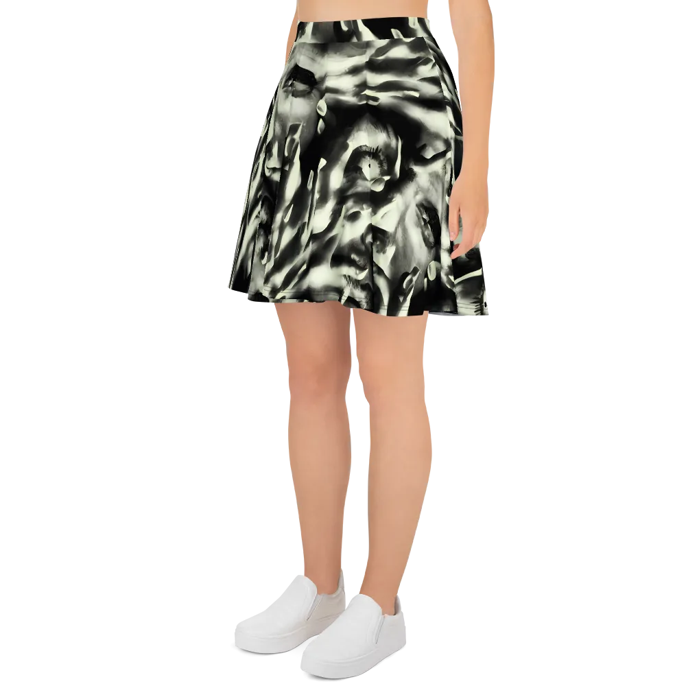 Shadowed Mystique on Skater Skirt — Left