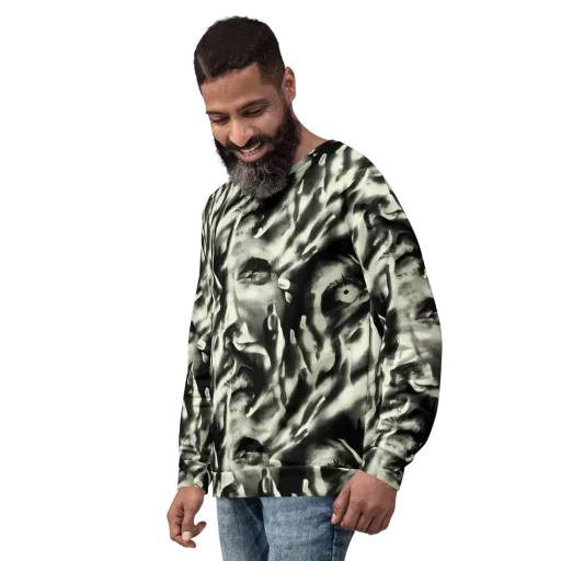 Shadowed Mystique on a Sweatshirt