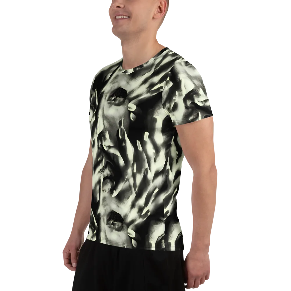 Shadowed Mystique on Men's Athletic T-Shirt — Left