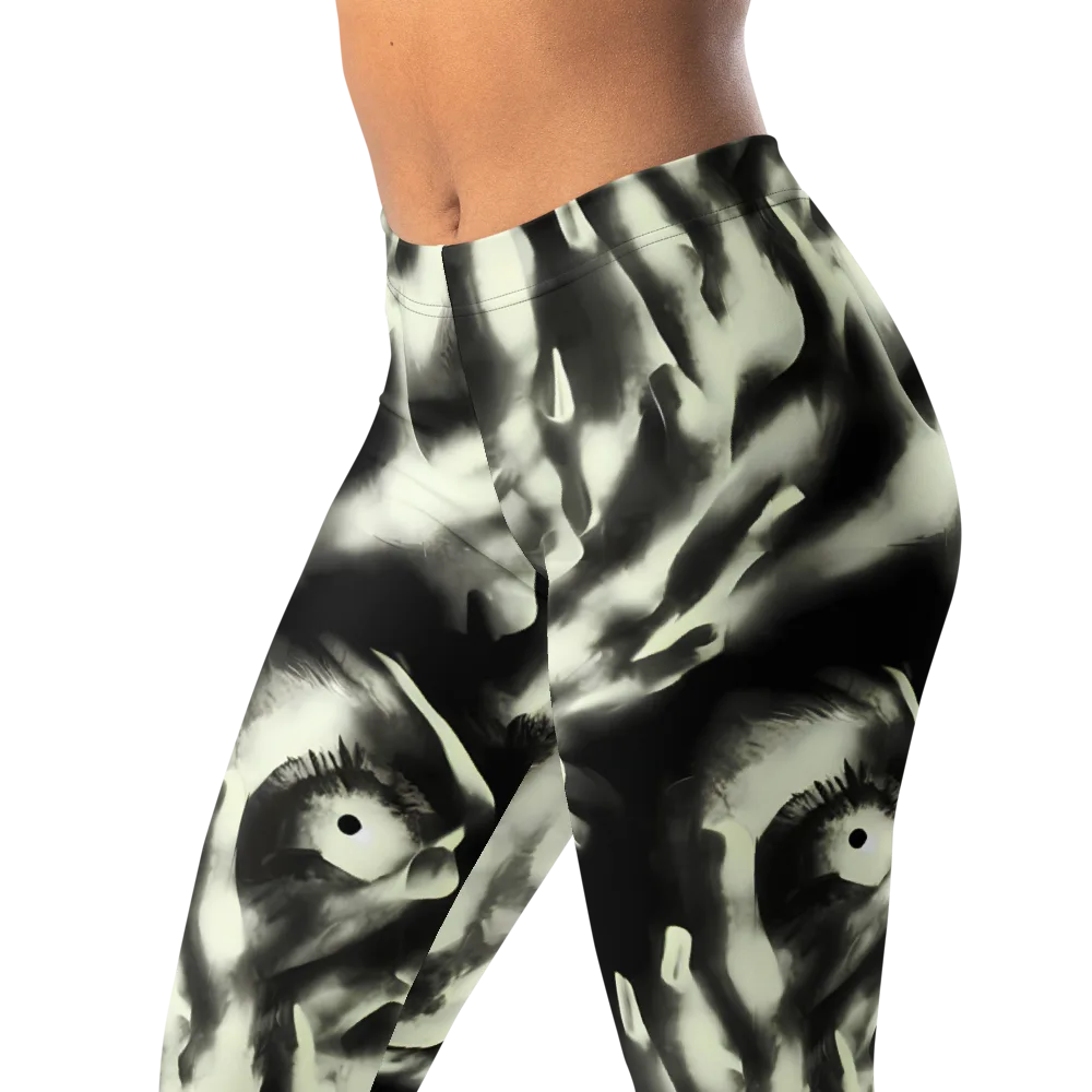 Shadowed Mystique on Leggings — Left Front
