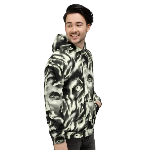 Shadowed Mystique on a Hoodie