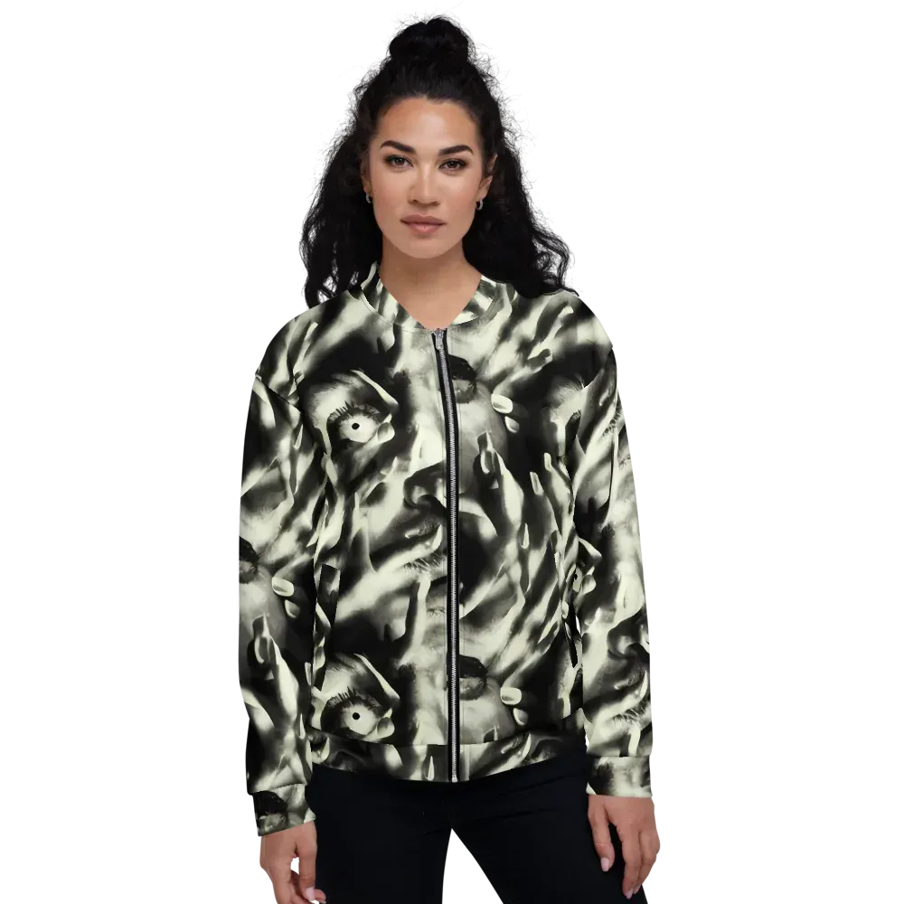 Shadowed Mystique on Bomber Jacket — Front