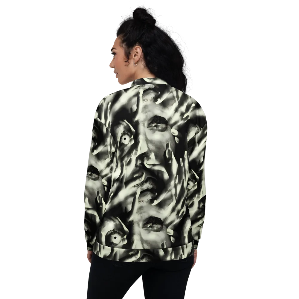 Shadowed Mystique on Bomber Jacket — Back