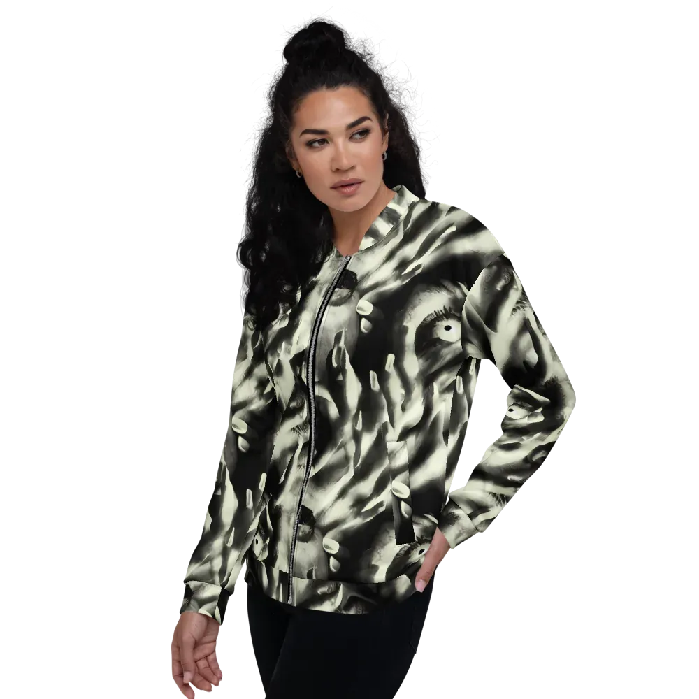 Shadowed Mystique on Bomber Jacket — Left