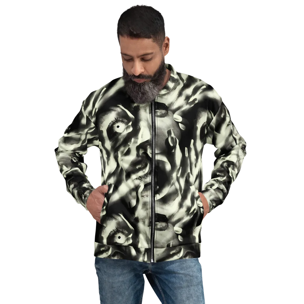 Shadowed Mystique on Bomber Jacket — Front