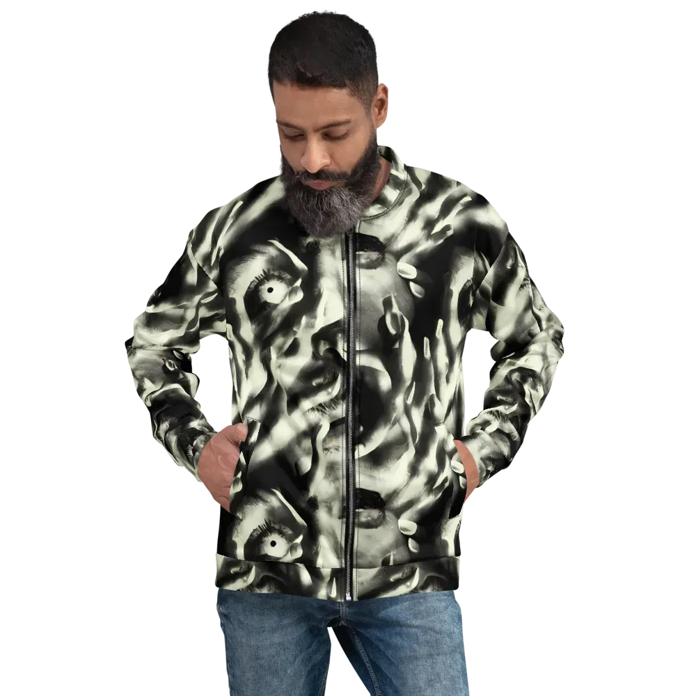 Shadowed Mystique on Bomber Jacket — Front