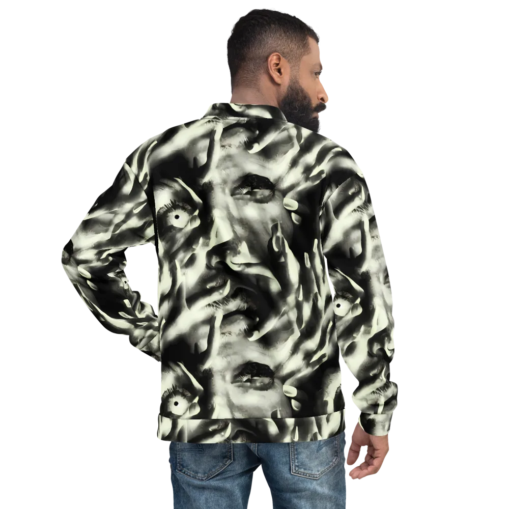 Shadowed Mystique on Bomber Jacket — Back