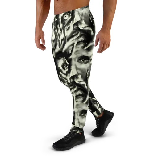 Shadowed Mystique on a Men's Joggers
