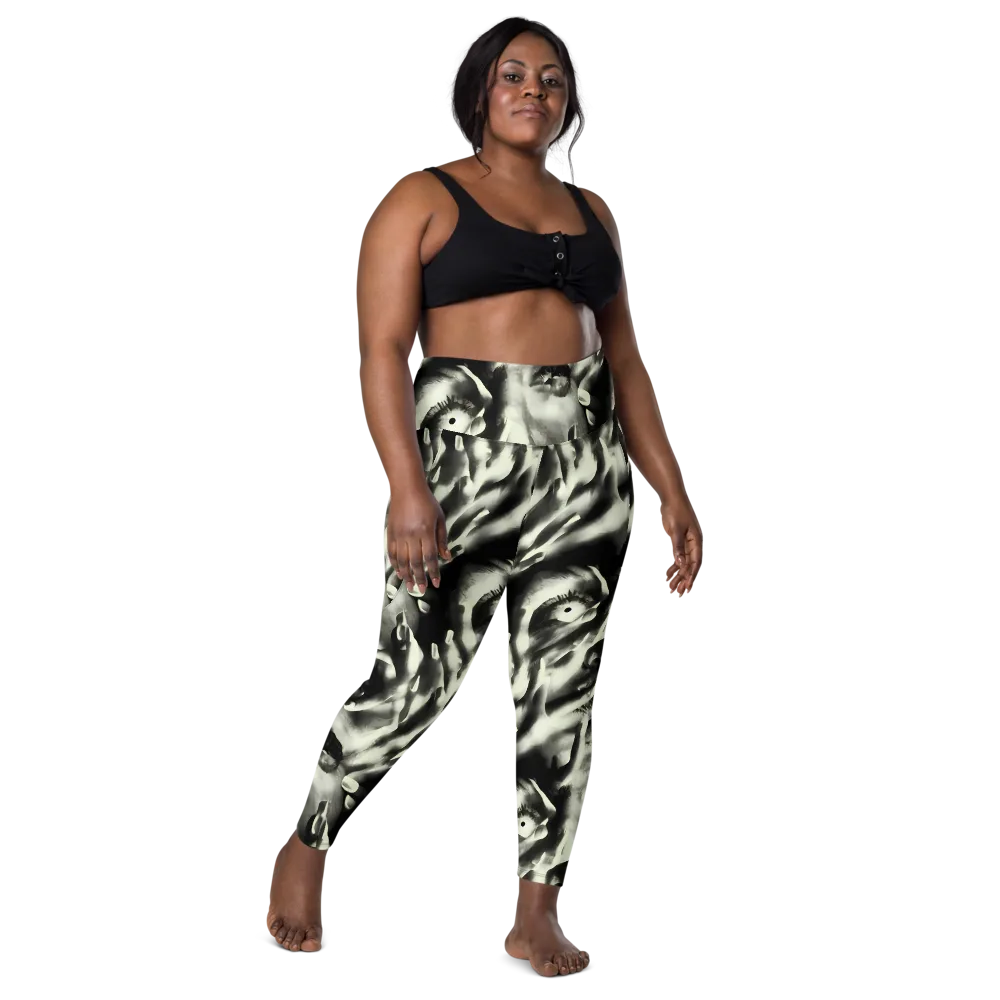 Shadowed Mystique on Leggings with Pockets — Front
