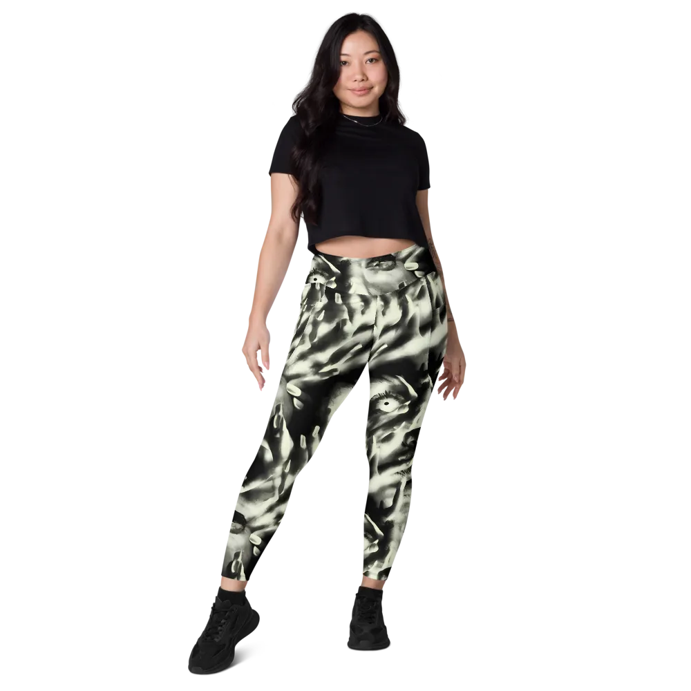 Shadowed Mystique on Leggings with Pockets — Front