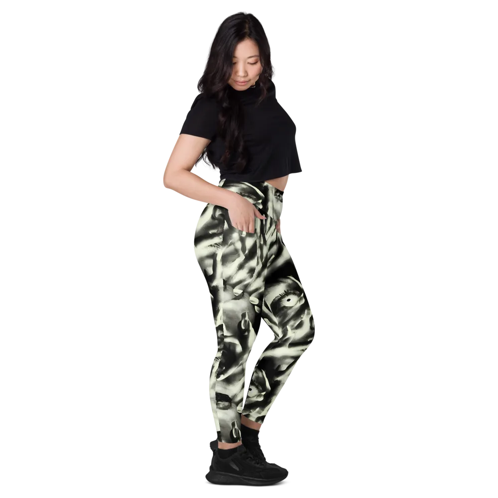 Shadowed Mystique on Leggings with Pockets — Right