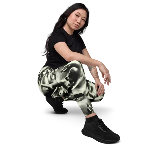 Shadowed Mystique on a Leggings with Pockets