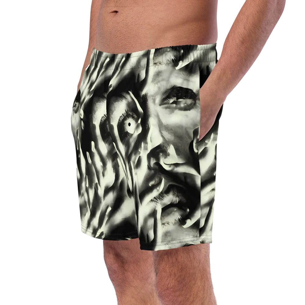 Shadowed Mystique on Swim Trunks — Left Front