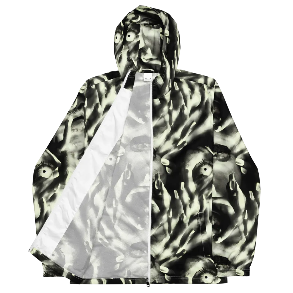 Shadowed Mystique on Men's Windbreaker — Front