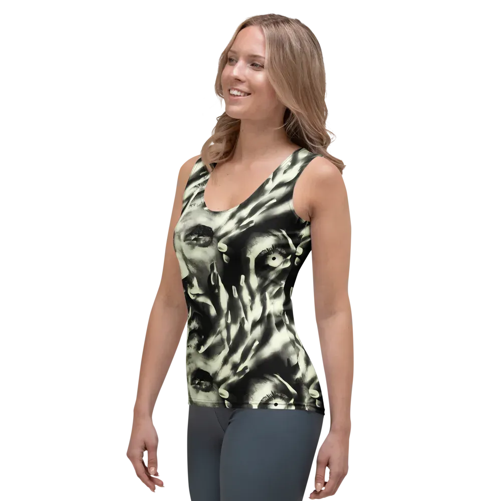 Shadowed Mystique on Women's Tank Top — Left Front