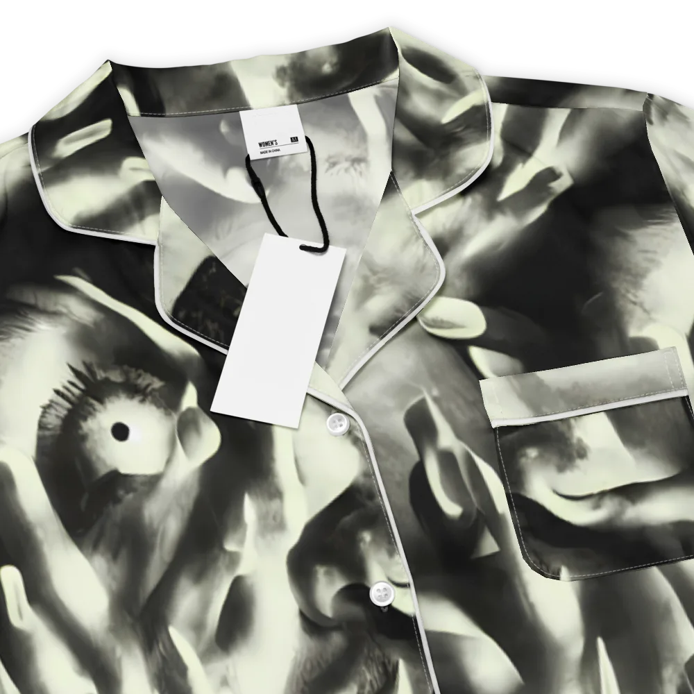 Shadowed Mystique on Women's Short Sleeve Pajama Top — Product details