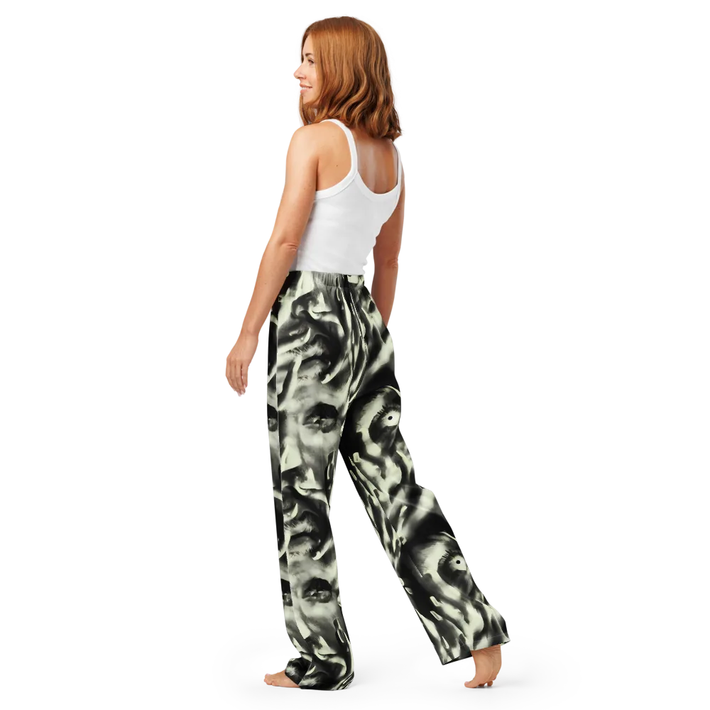 Shadowed Mystique on Women's Pajama Pants — Back