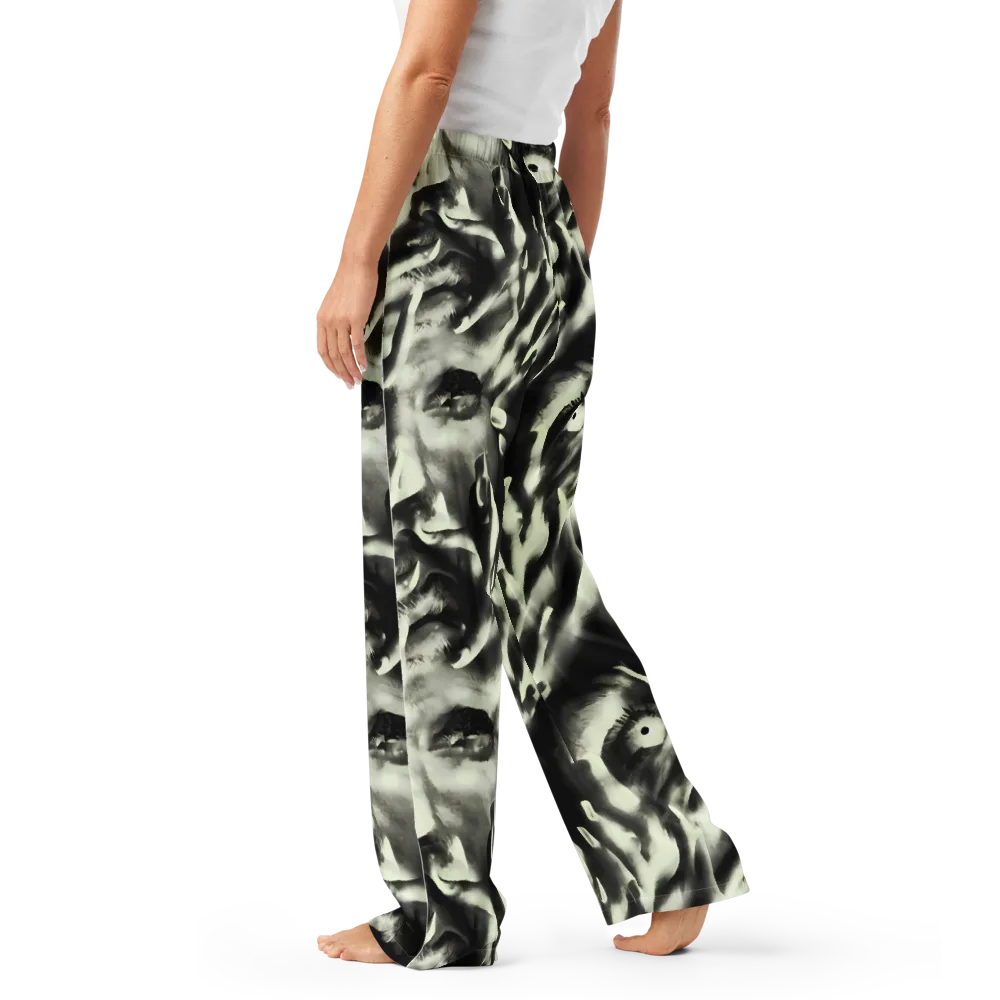 Shadowed Mystique on Women's Pajama Pants — Left