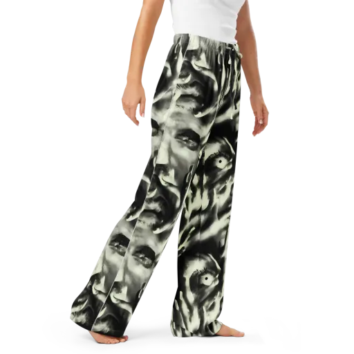 Shadowed Mystique on a Women's Pajama Pants