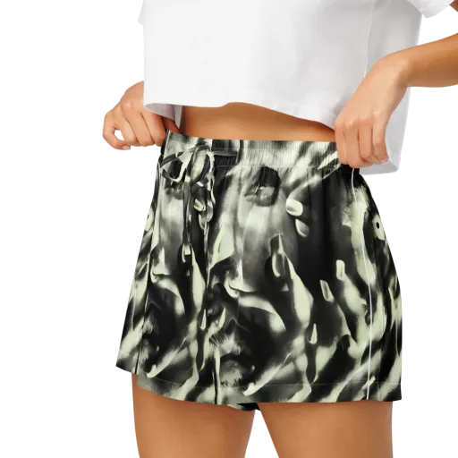 Shadowed Mystique on a Women's Pajama Shorts