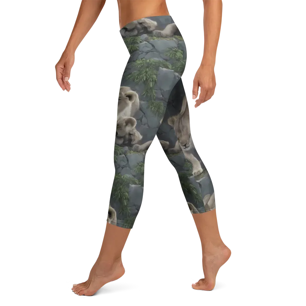 Tessellation on Capri Leggings — Left