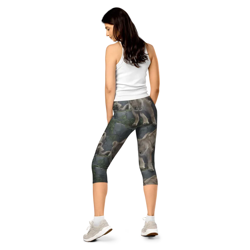 Tessellation on Capri Leggings — Back