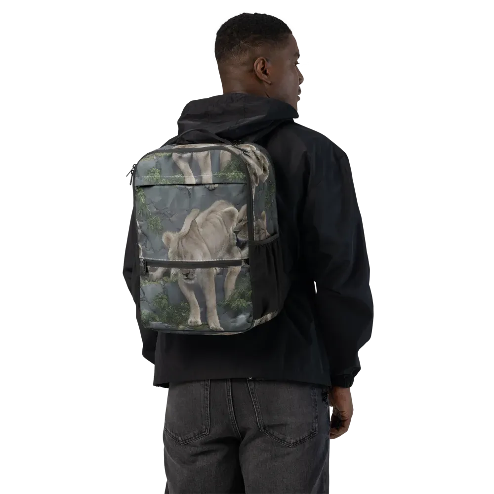 Tessellation on Utility Backpack — Back