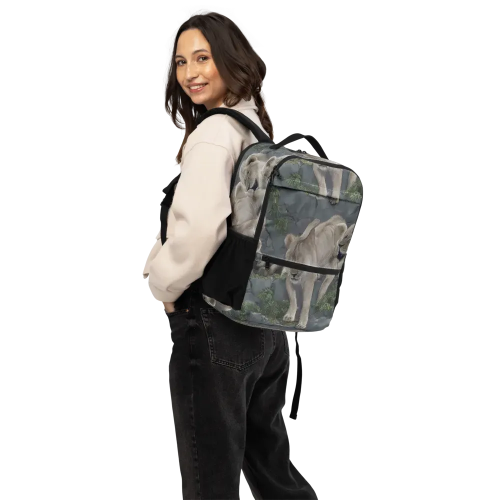 Tessellation on Utility Backpack — Back