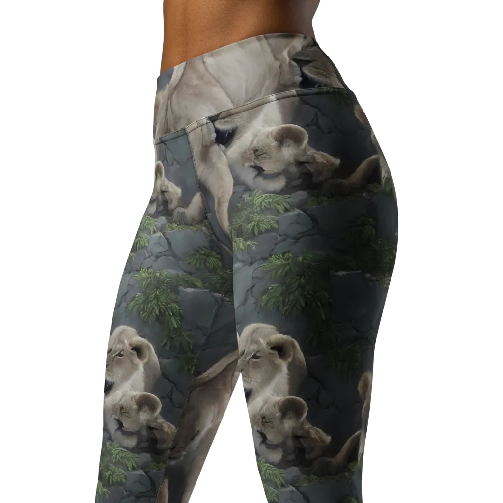 Tessellation on Yoga Leggings — Left Front