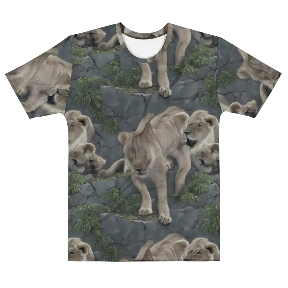 Tessellation on Men's Crew Neck T-Shirt — Front