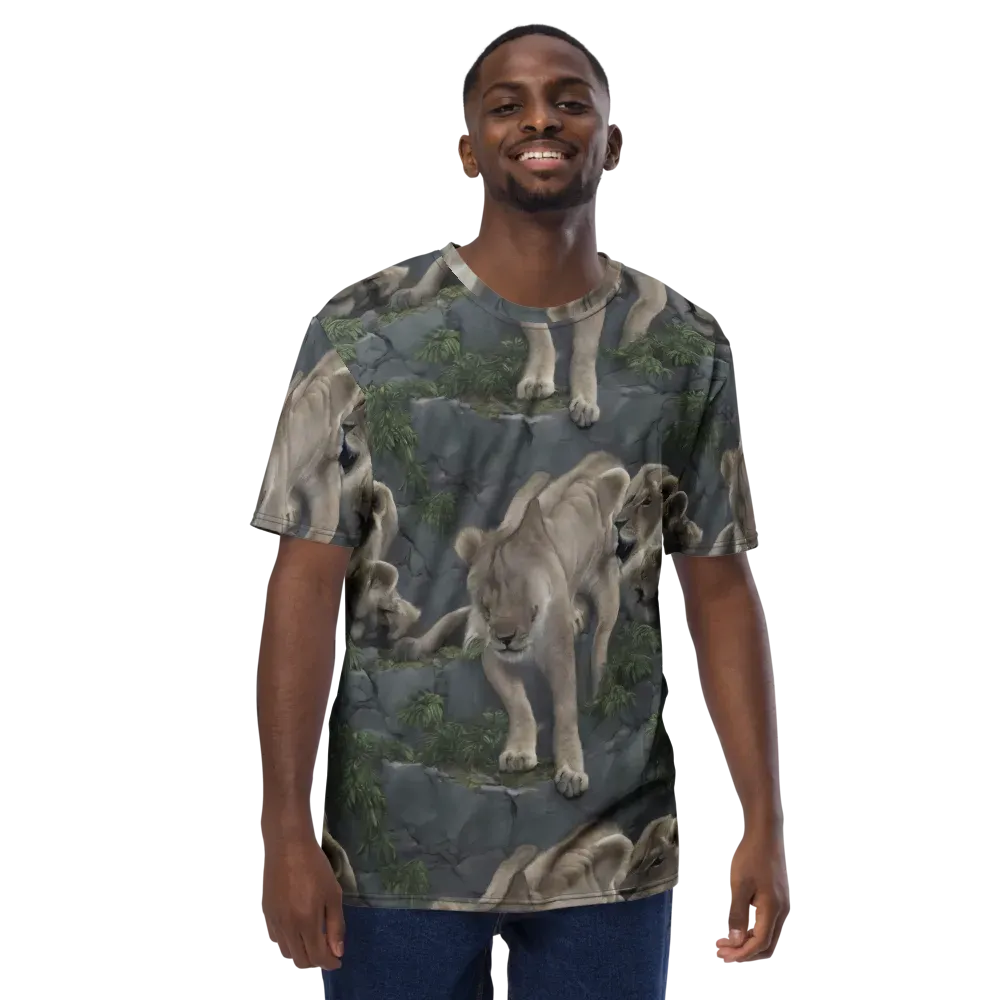 Tessellation on Men's Crew Neck T-Shirt — Front