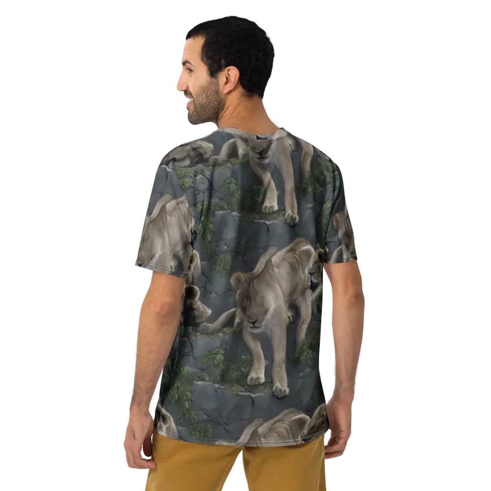 Tessellation on Men's Crew Neck T-Shirt — Back