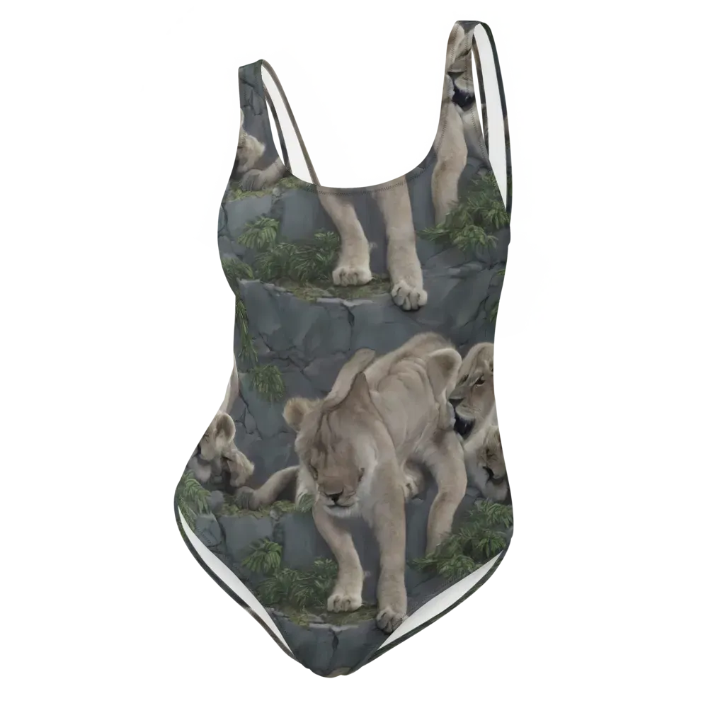 Tessellation on One-Piece Swimsuit — Front
