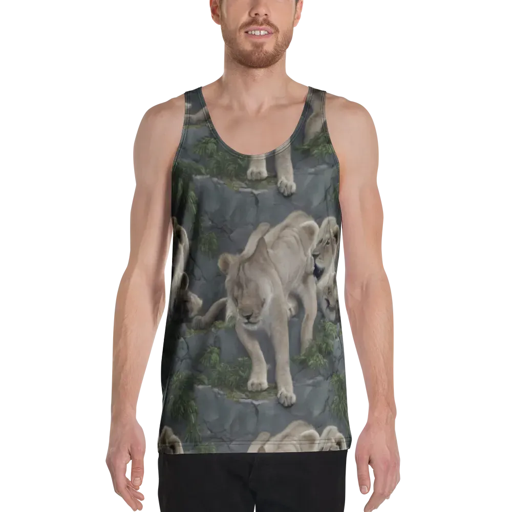 Tessellation on Men's Tank Top — Front