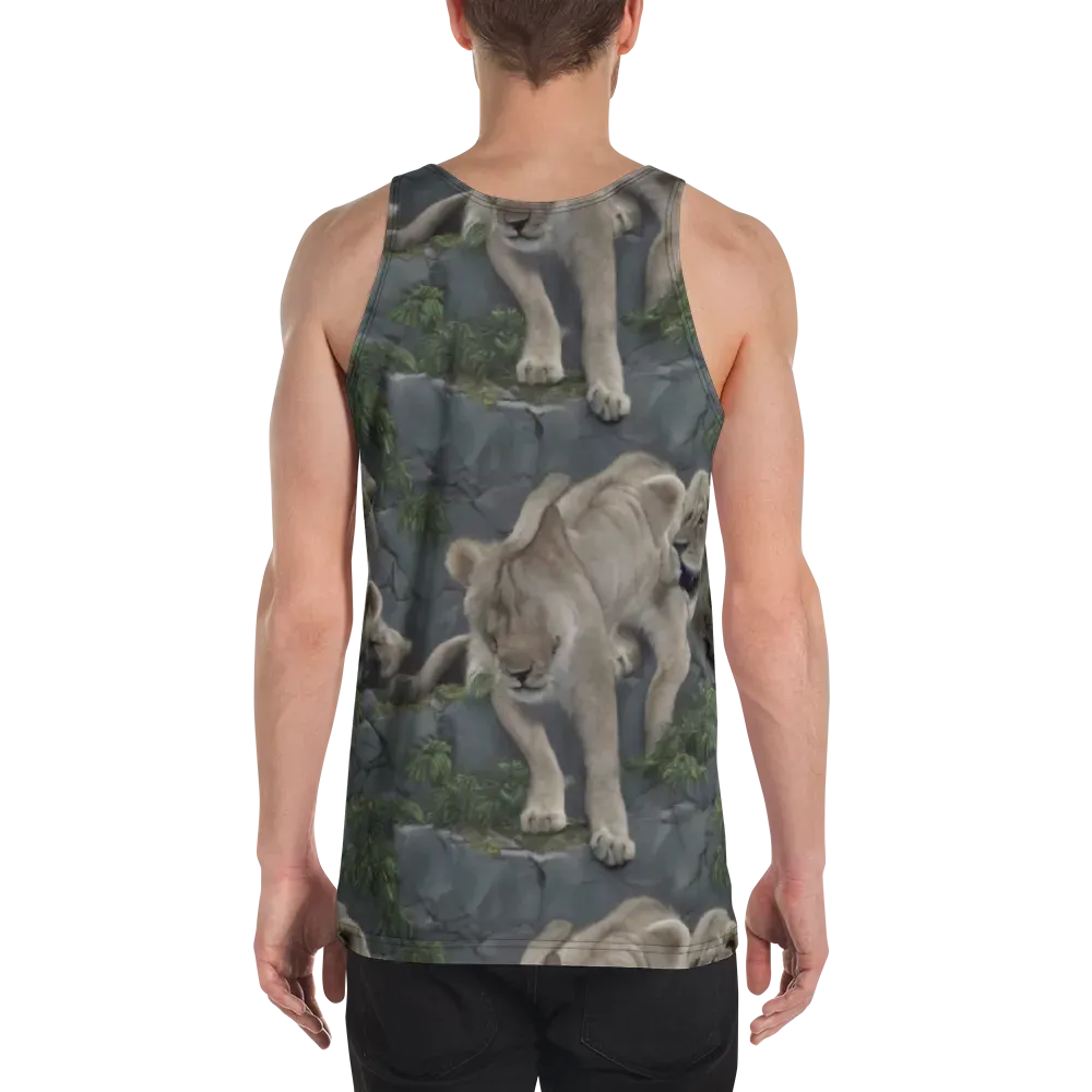 Tessellation on Men's Tank Top — Back