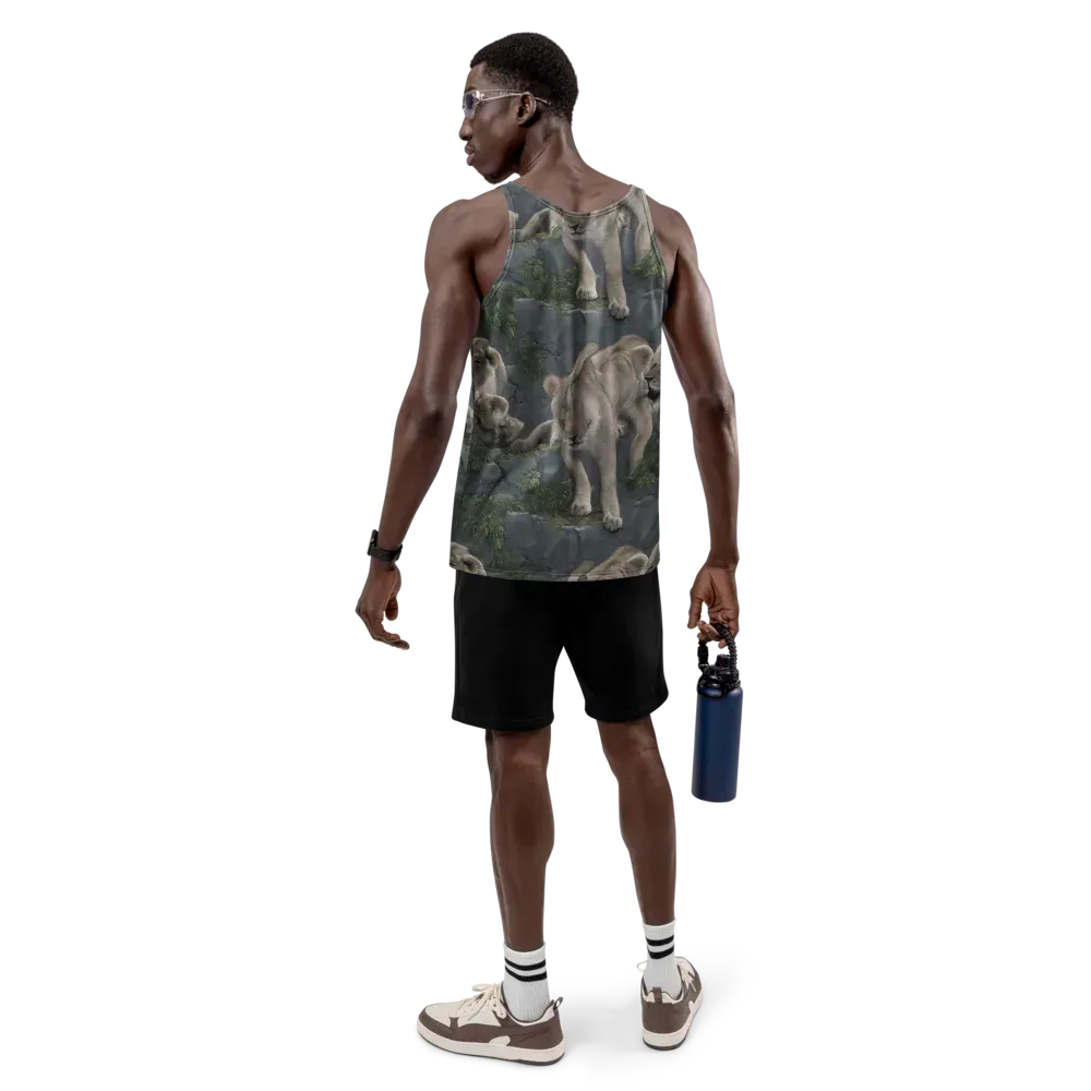 Tessellation on Men's Tank Top — Back
